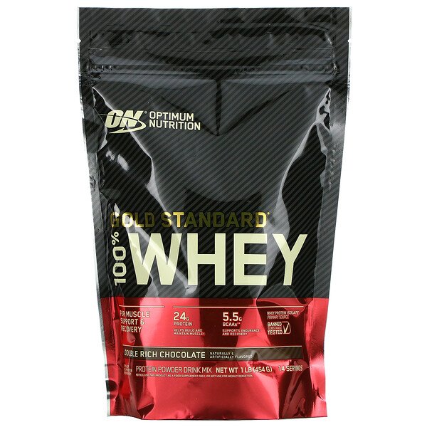 Optimum Nutrition Gold Standard 100% Whey Protein 1lb – Muscle Building & Recovery Powder