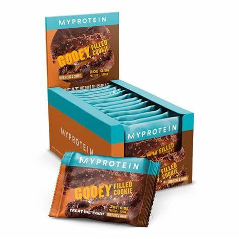 MyProtein Gooey Filled Cookie 12 Pack 20 Protein Per Cookie (Select Flavour)
