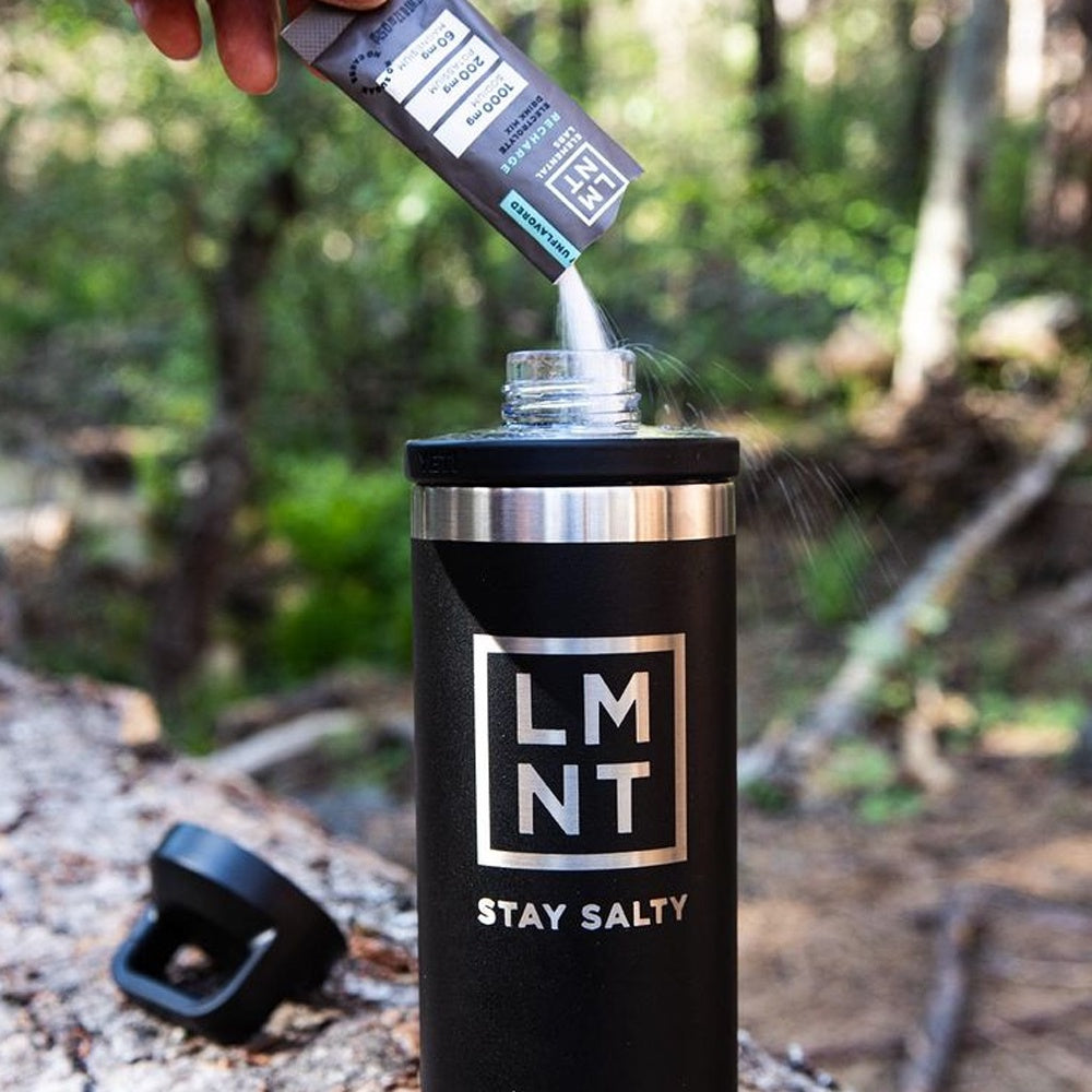 LMNT Stick Poured into a bottle