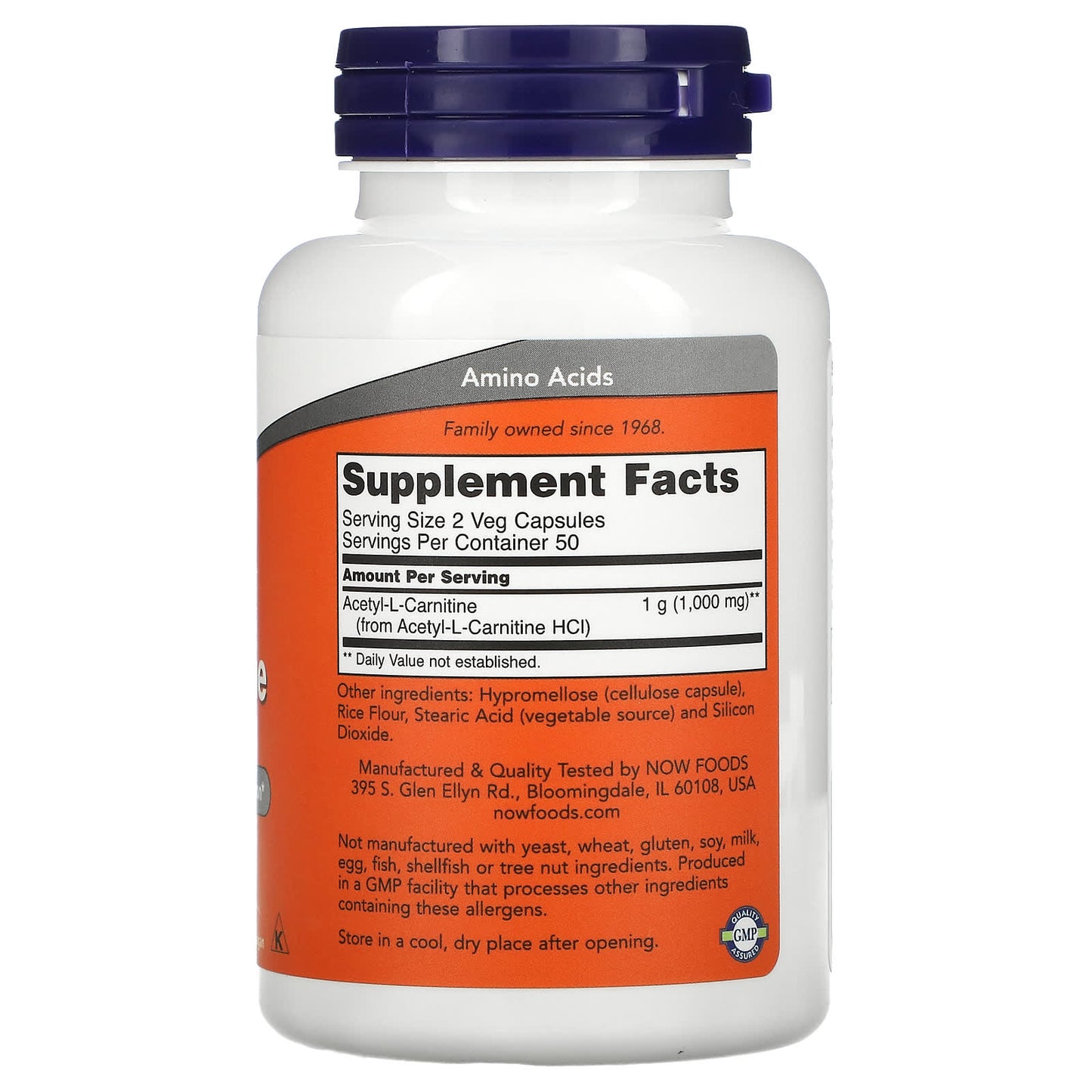 NOW Acetyl L Carnitine 500