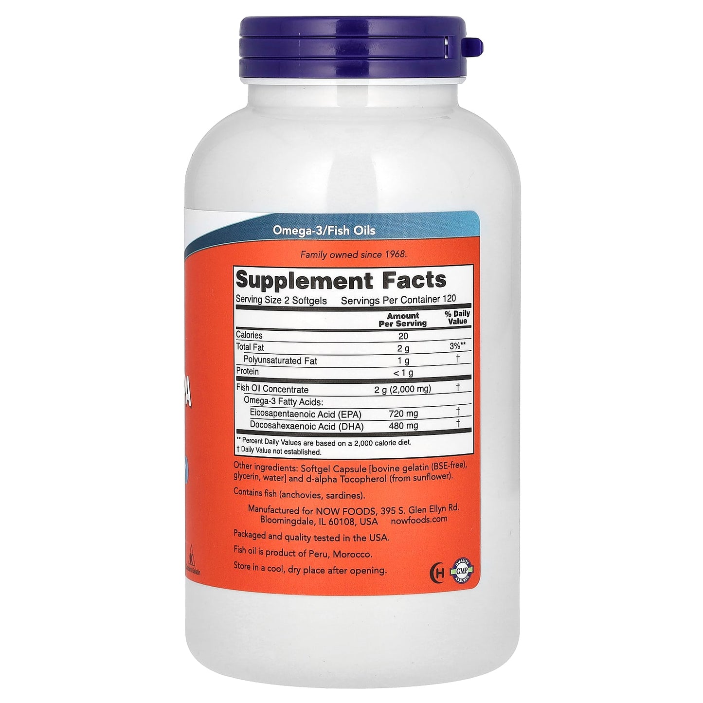 NOW Super Omega Epa Fish Oil 240 Ct