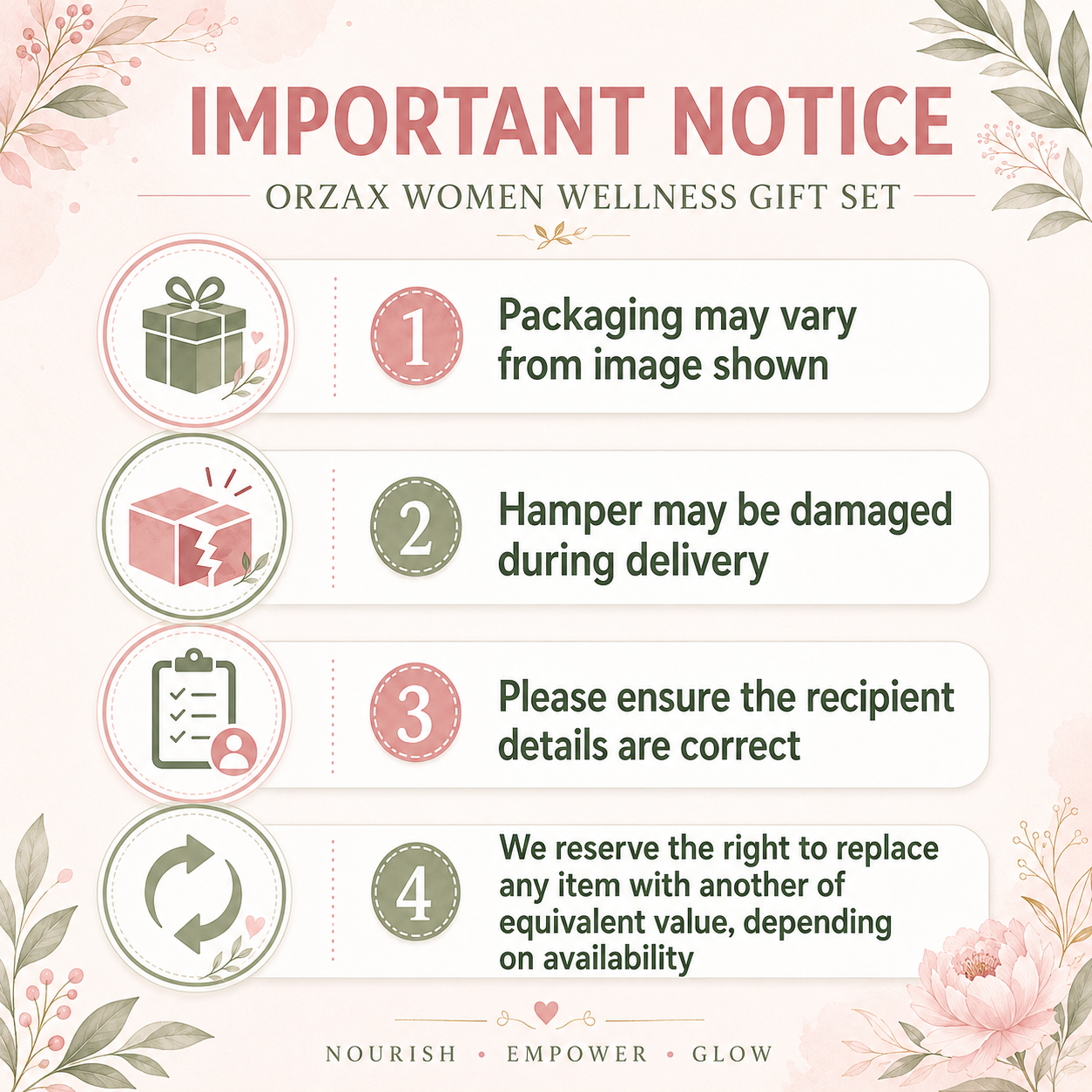 Women Wellness Gift Set by Orzax Nutrition