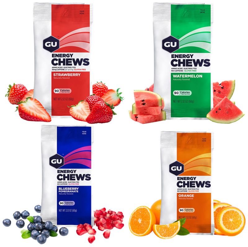 GU Energy Chews 1 / 4 / 12 pack