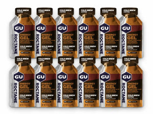 GU Roctane Energy Gel Cold Brew Coffee 12 pack