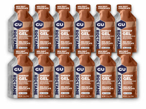 GU Roctane Energy Gel Sea Salt Chocolate 12 pack