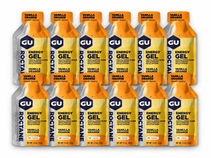 GU Roctane Energy Gel Vanilla Orange 12 pack