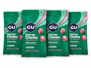 GU Energy Chews Watermelon 4 pack