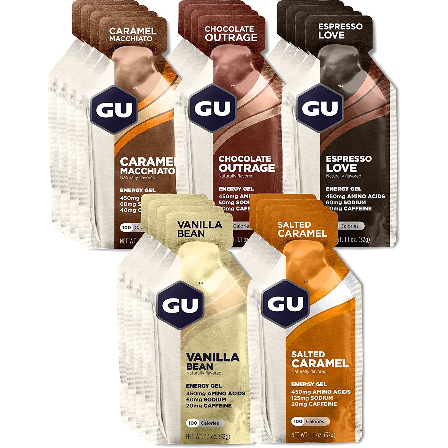 GU Energy Gel – Fast-Absorbing Endurance Energy Gel for Athletes
