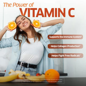 Orzax Effervescent Vitamin C benefits for immune antioxidant and collagen support