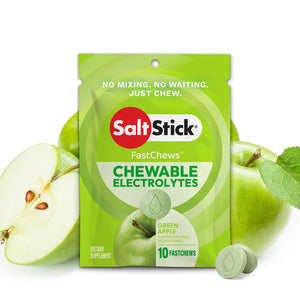 SaltStick FastChews Green Apple 10-tablet packet
