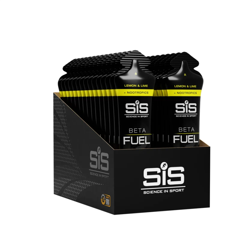 SiS BETA Fuel + Nootropics Energy Gel Lemon and Lime 30 pack