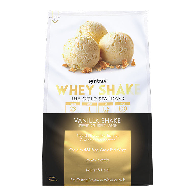 SYNTRAX Whey Shake Protein 2LB (Free Shaker) Build Muscle | Protein Blend | Recovery
