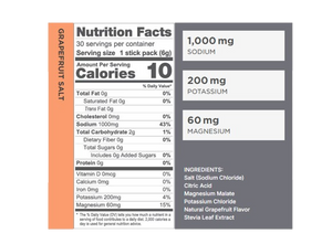 LMNT electrolyte drink mix nutrition facts