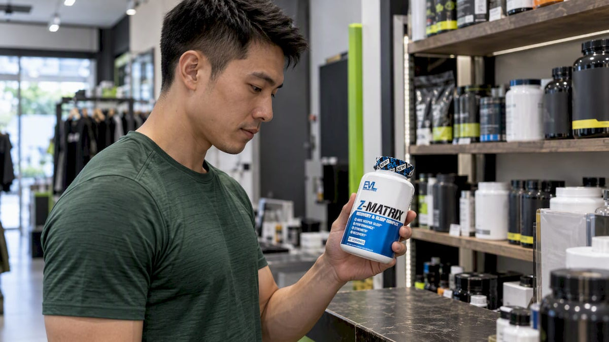 Athlete choosing EVLution Z-Matrix in Singapore