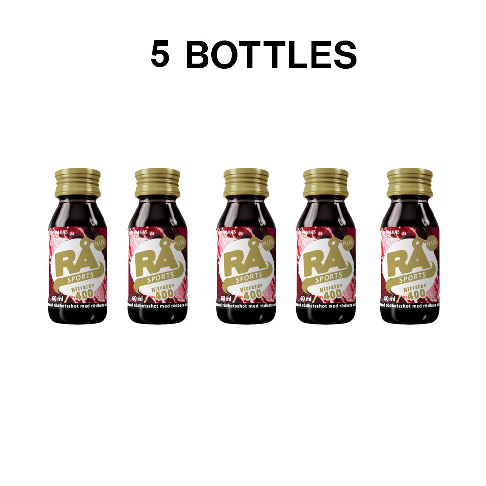 RA Swedish Beetroot Juice Shot 400mg Nitrate 60ml – 5,10 Bottles | Endurance, Running & Marathon