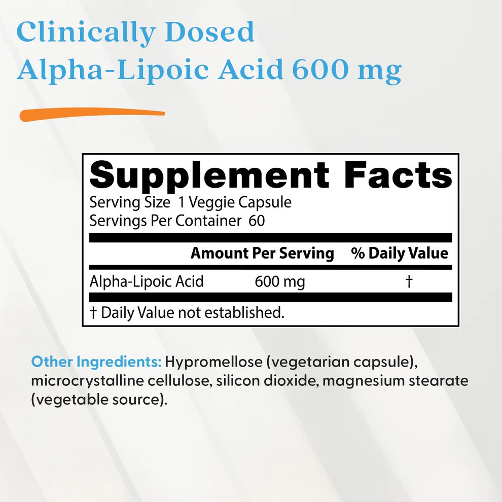 Doctor's Best Alpha-Lipoic Acid 600