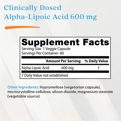 Doctor's Best Alpha-Lipoic Acid 600