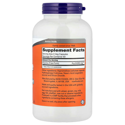 NOW 甘氨酸选项