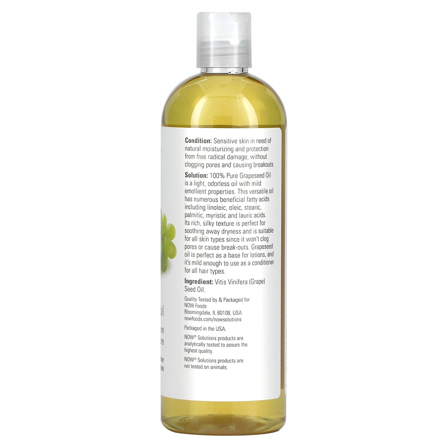NOW Solutions Grapeseed Oil