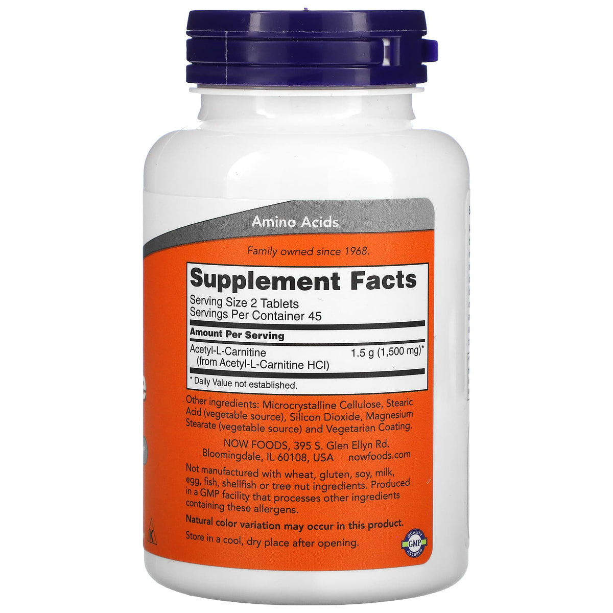 NOW Acetyl L Carnitine 750