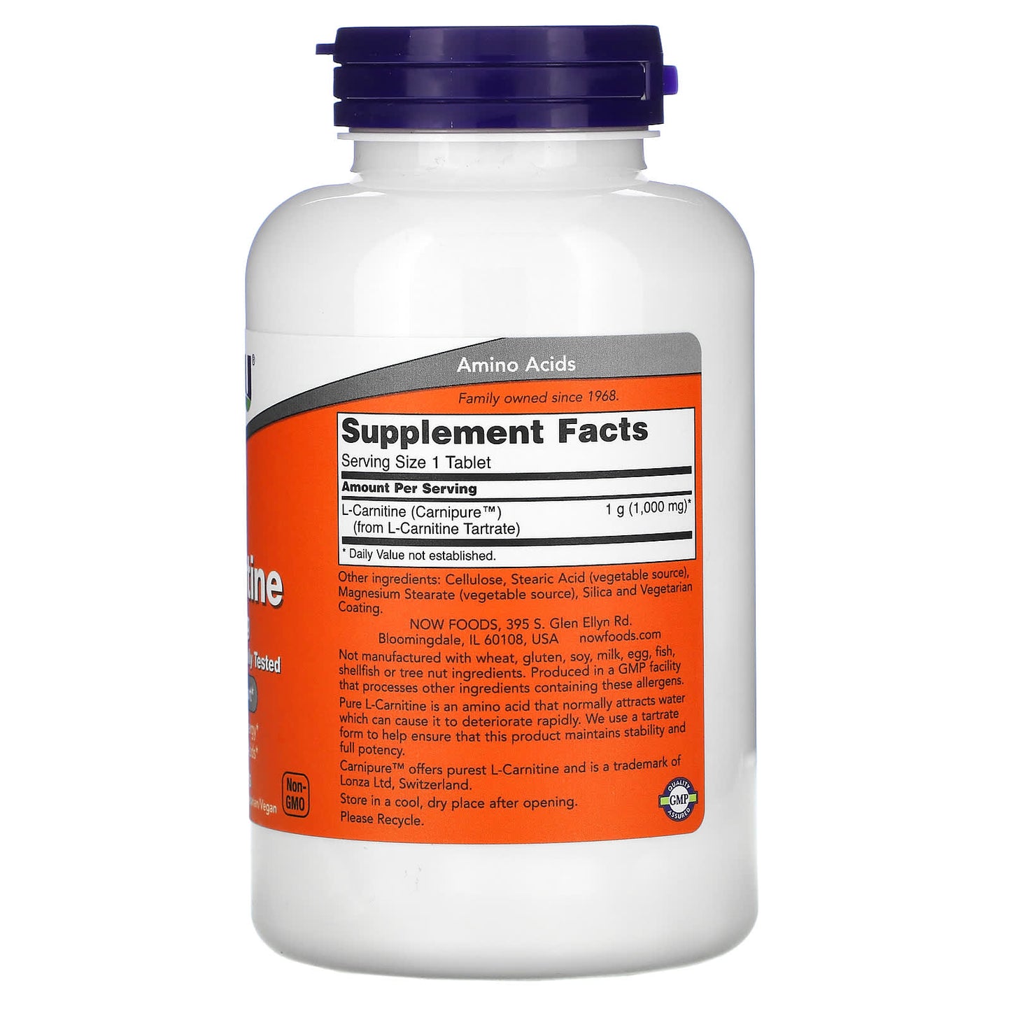 NOW L Carnitine 100 Tab