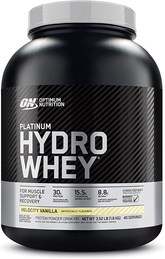 Optimum Nutrition Platinum Hydro Whey – Fast-Absorbing Hydrolyzed Protein Powder