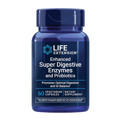 Life Extension Enhanced Super Digestive Enzymes and Probiotics