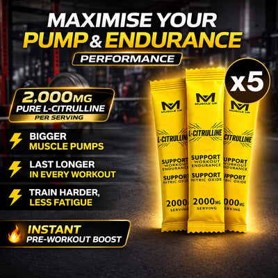Muscle Up L-Citrulline Powder 2000mg 5 Sachets