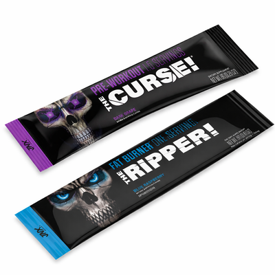 JNX Sports The Curse! Pre-Workout + The Ripper! Fat Burner (1 Pack Each)
