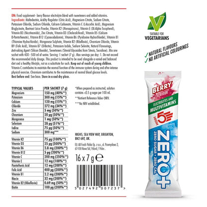 HIGH5 ZERO+ Multivitamins/Ultra Electrolytes 16 Sachets