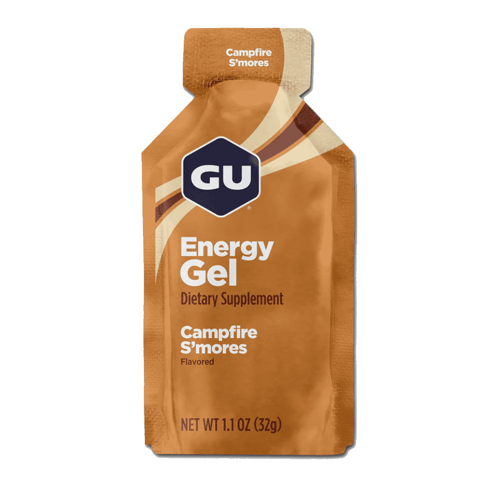 GU Energy Gel –  Campfire Smores Non-Caffeinated – 6, 12 or 24 Pack | Running & Endurance