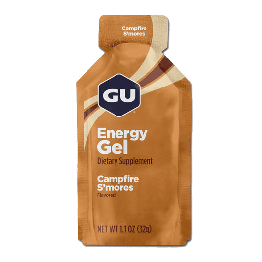 GU Energy Gel –  Campfire Smores Non-Caffeinated – 6, 12 or 24 Pack | Running & Endurance