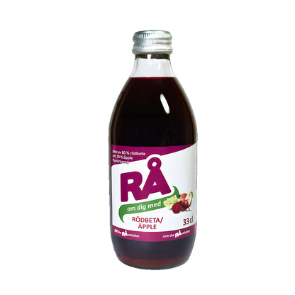 Swedish Beetroot Apple Juice 330ml – 3,6 Bottles | Natural Juice for Sports, Marathon & Daily Wellness