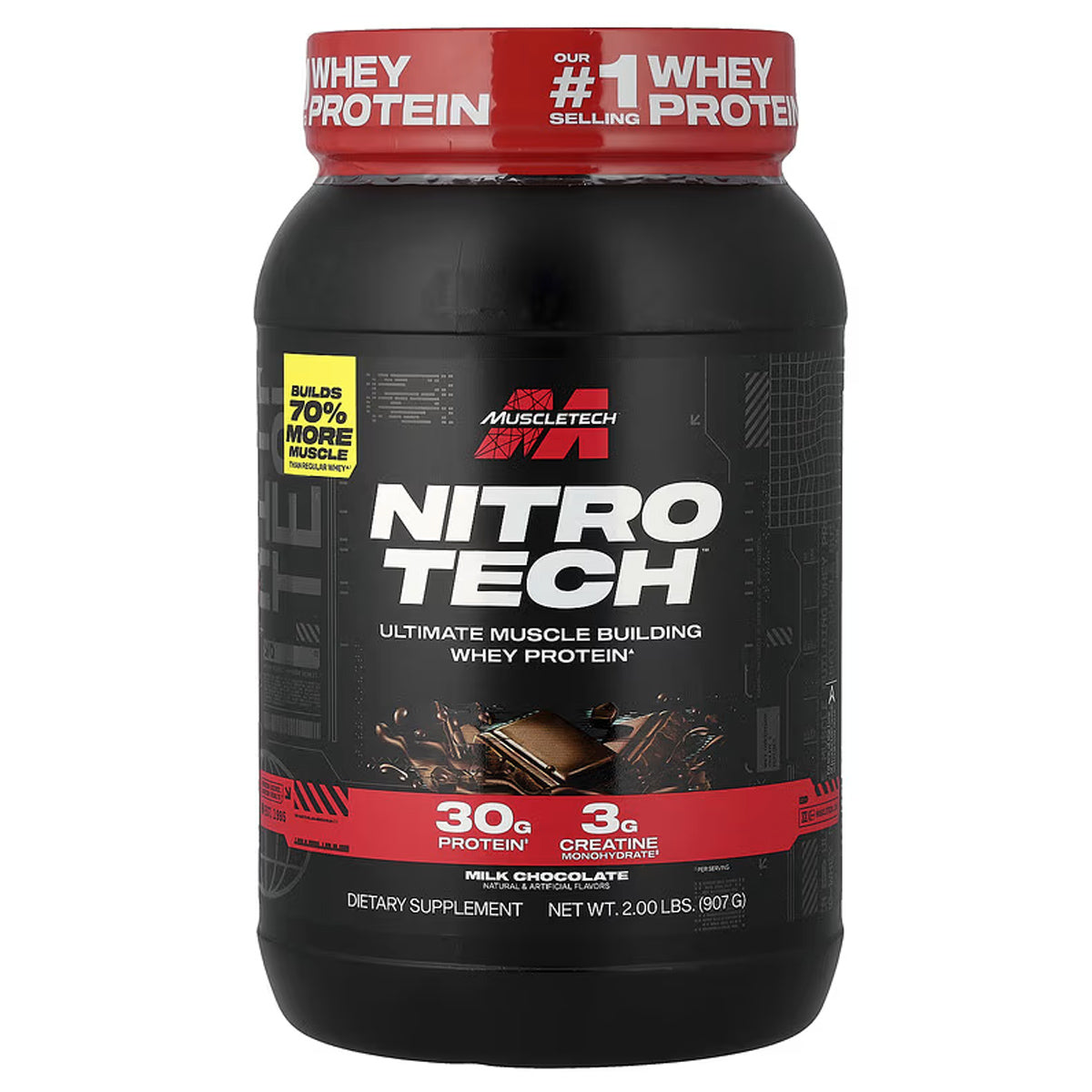 MuscleTech Nitro-Tech Whey Protein 2LB and 4LB