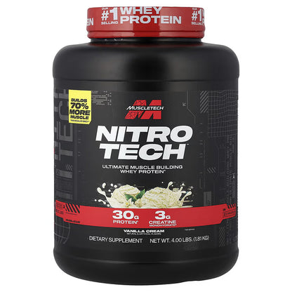 MuscleTech Nitro-Tech Whey Protein 2LB and 4LB