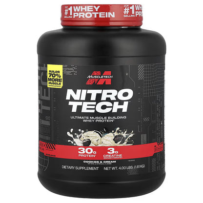 MuscleTech Nitro-Tech Whey Protein 2LB and 4LB
