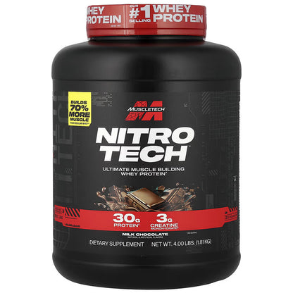 MuscleTech Nitro-Tech Whey Protein 2LB and 4LB