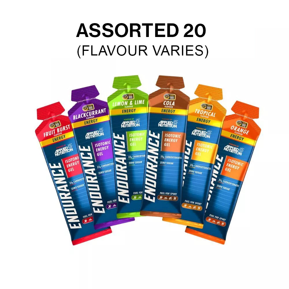Applied Nutrition Isotonic Energy Gel – Sports Fuel for Running & Cycling 5, 10 or 20 Pack
