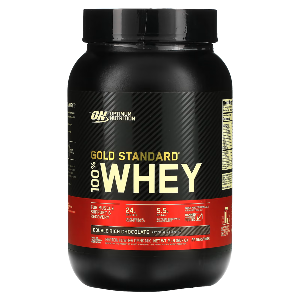 Optimum Nutrition Gold Standard Whey Protein 2lb and 5lb