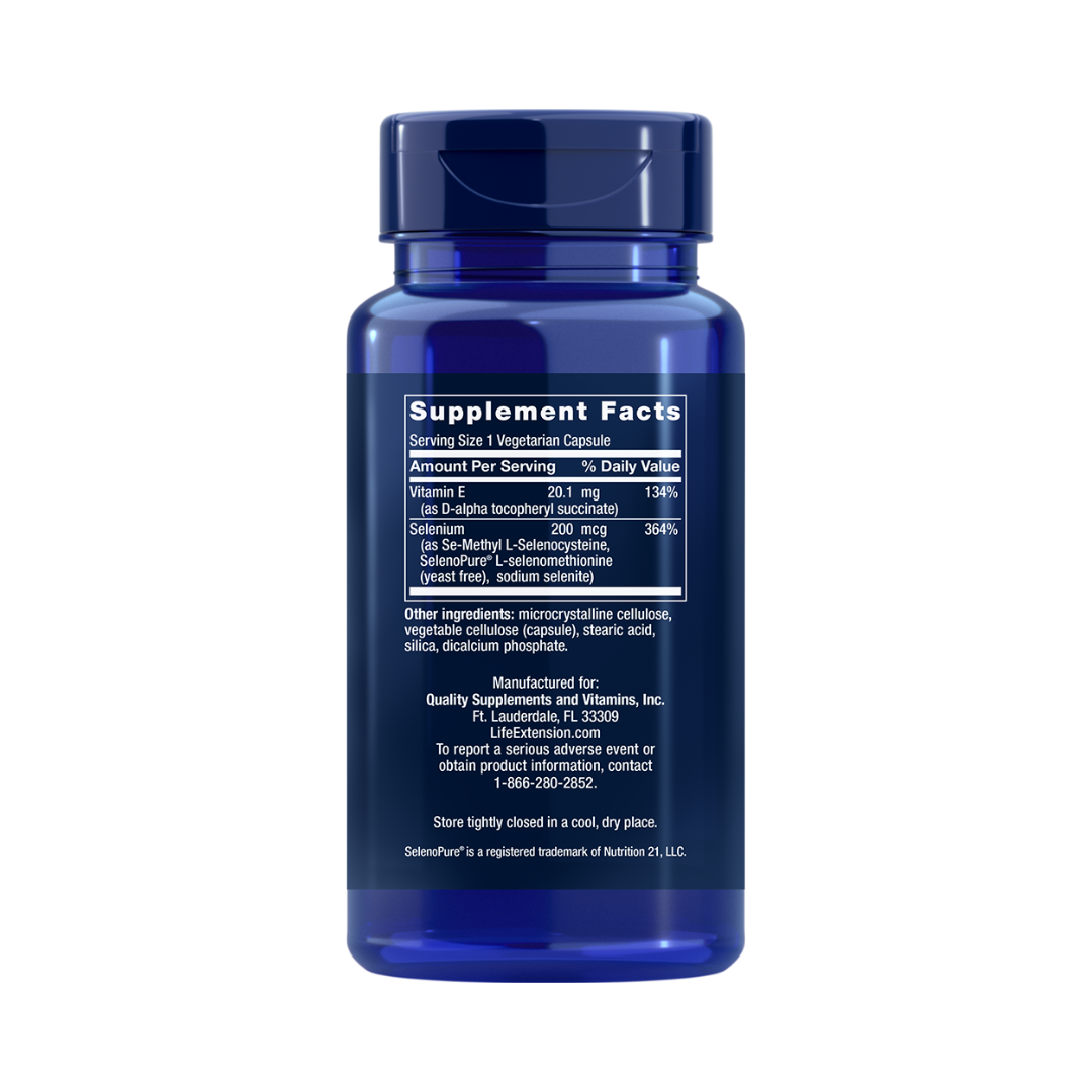 Life Extension Super Selenium Complex & Vitamin E