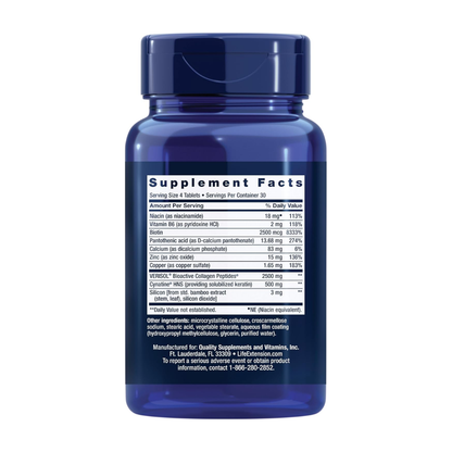 Life Extension Hair, Skin & Nails Collagen Plus Formula