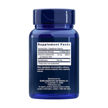Life Extension Benfotiamine with Thiamine