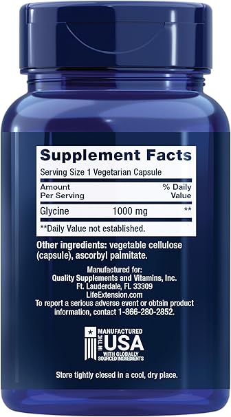 Life Extension Glycine 1000 mg