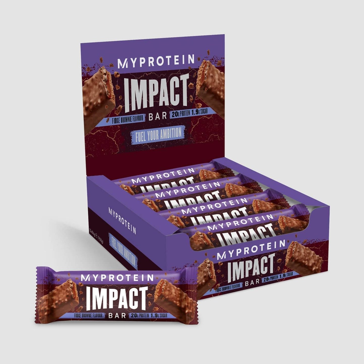 MyProtein Impact Bar – 1 to 12 Pack | 20g Protein Per Bar | Select Flavours