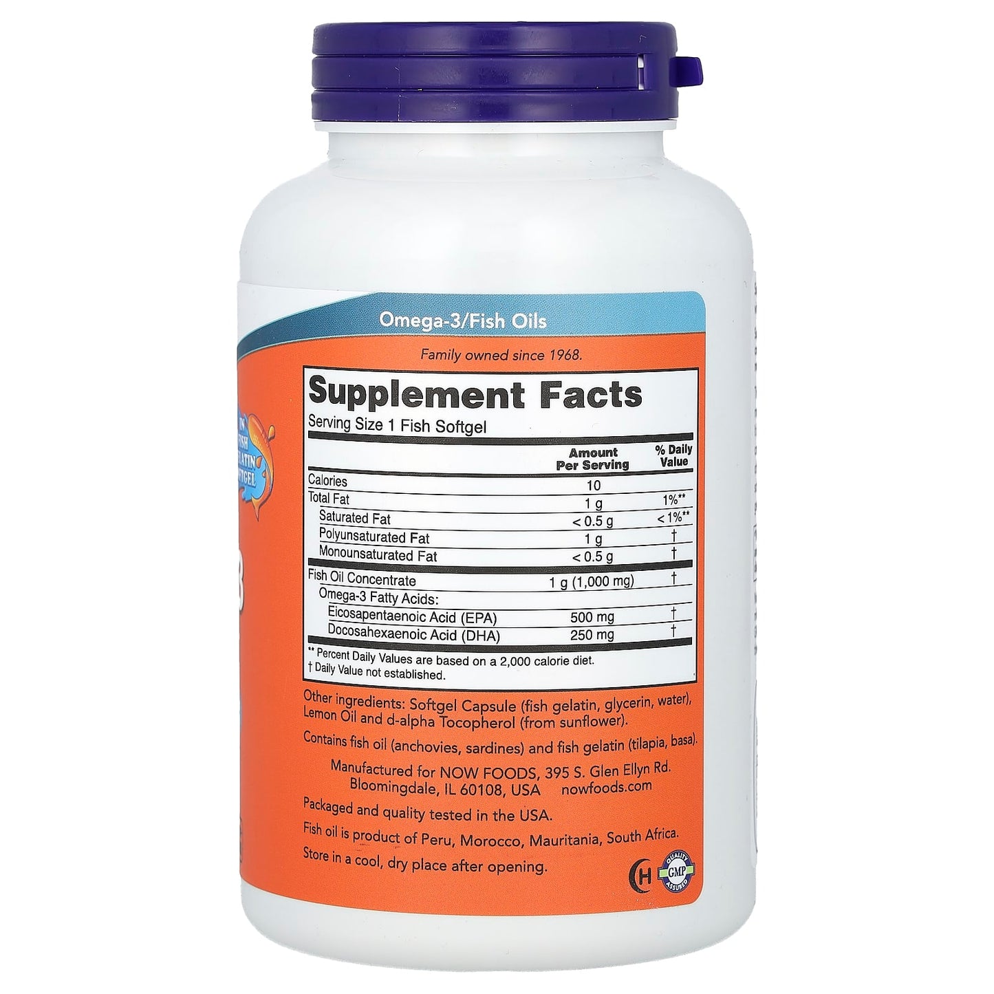 NOW Ultra Omega 3 Fish Oil 180 Ct