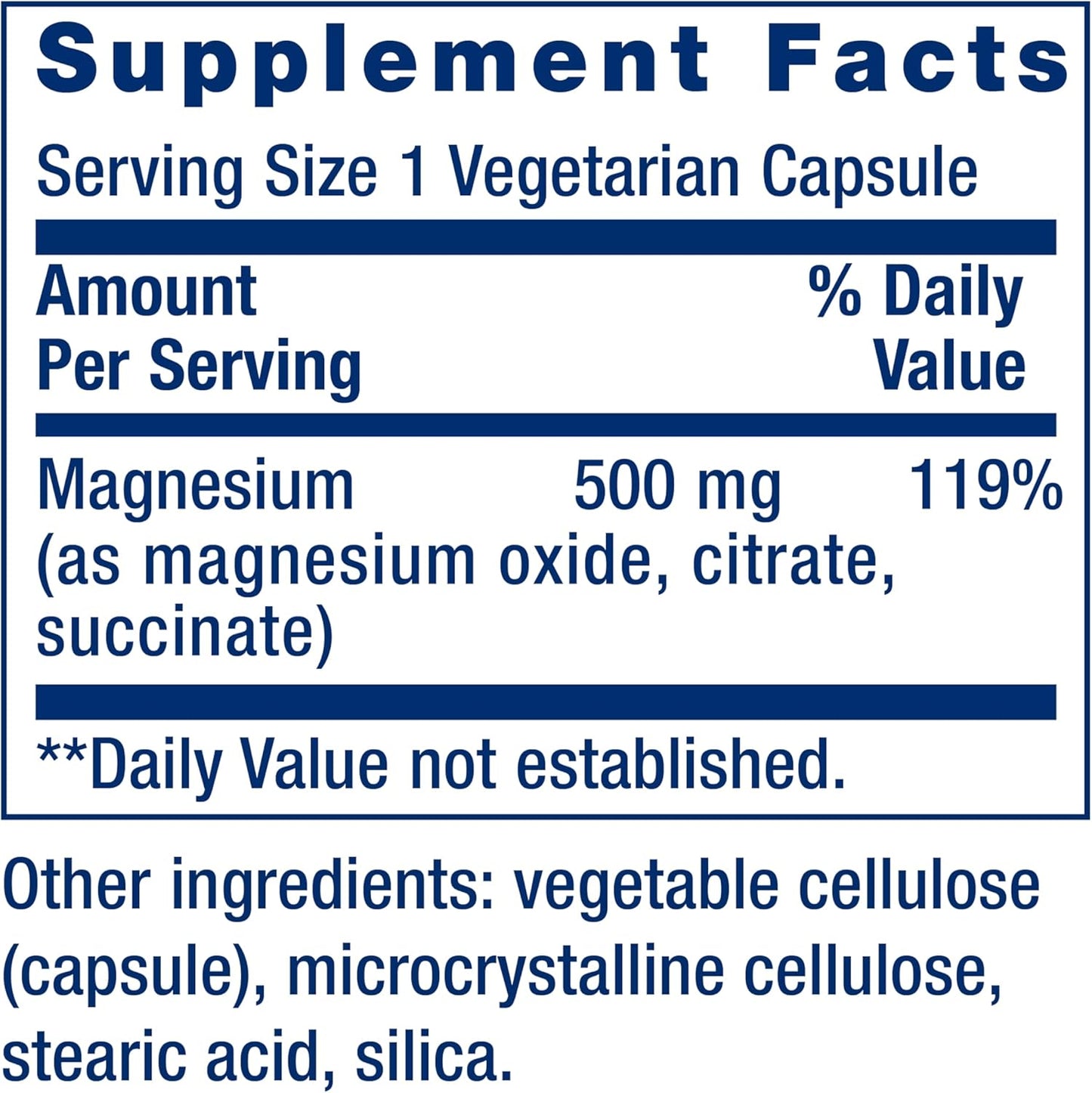 Life Extension Magnesium Caps