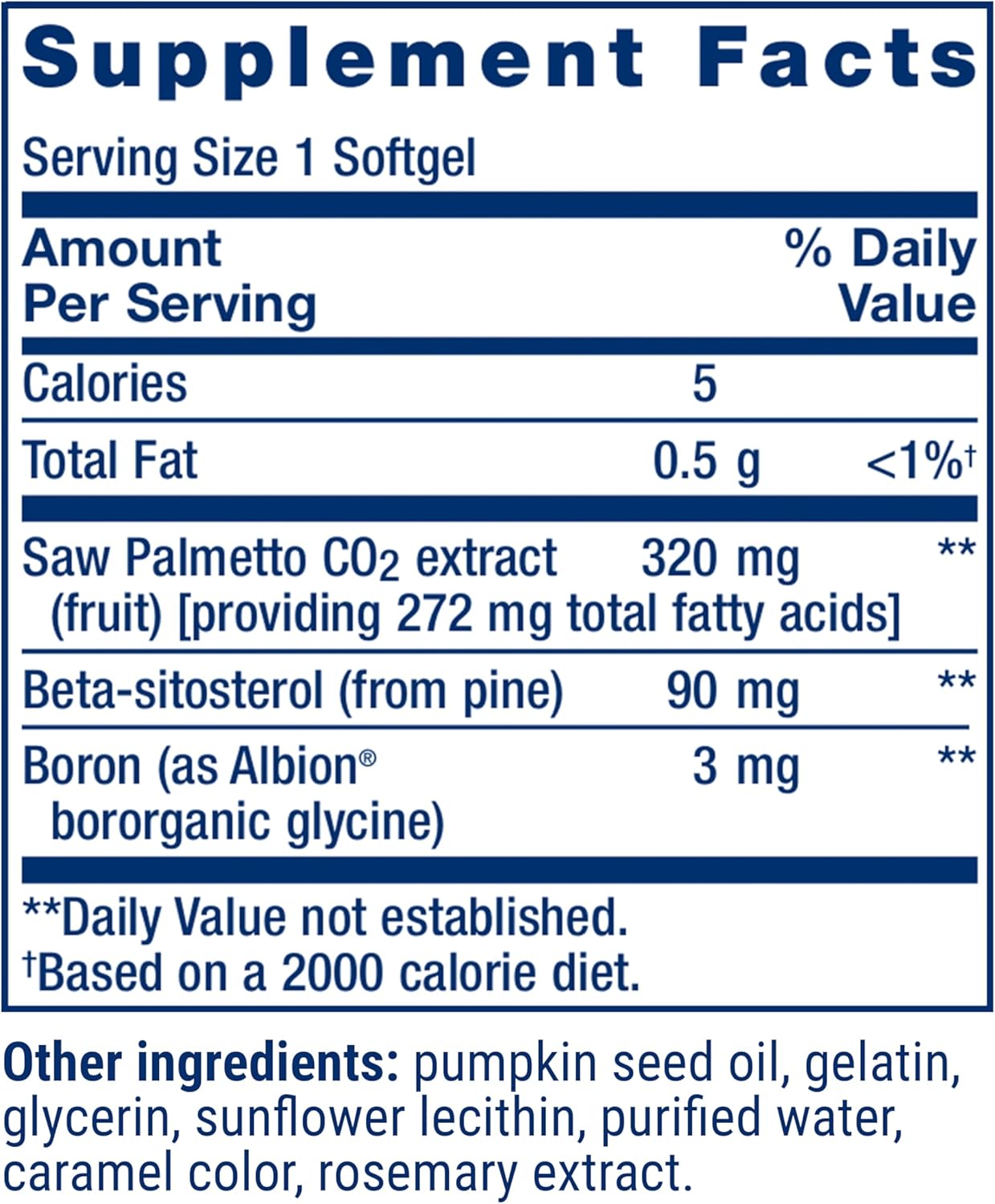 Life Extension PalmettoGuard® Saw Palmetto and Beta-Sitosterol