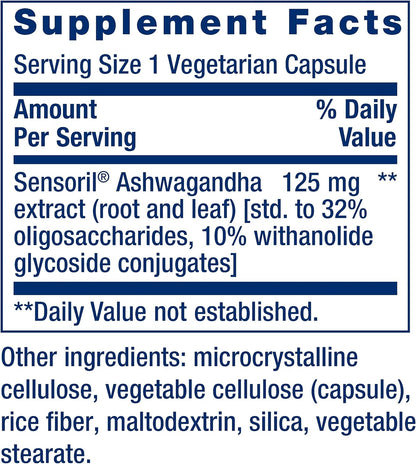 Life Extension Optimized Ashwagandha