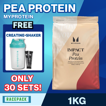 MyProtein Pea Protein Isolate 2.5kg with Shaker and Creatine Sachet