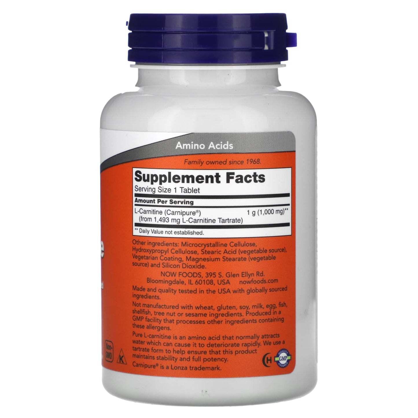 NOW L Carnitine 50 Tab